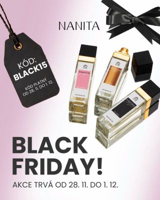 🖤 BLACK FRIDAY U NANITY ZAČÍNÁ! Právě teď startuje naše Black Friday akce! Použijte kód BLACK15 a získejte 15% slevu na...